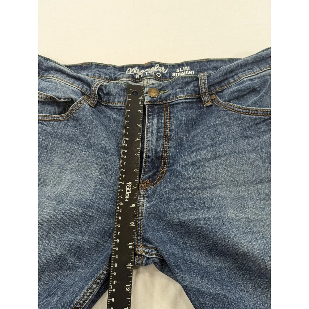 Wrangler Retro Slim Boot Cut 36x32 (35x34 Tag) Dark Wash‎  Jeans Western Rodeo